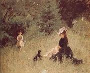 Berthe Morisot Meadow Spain oil painting artist